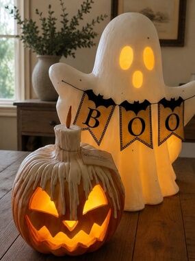 Bethany Lowe  Ghost with Boo Garland NEW IN BOX